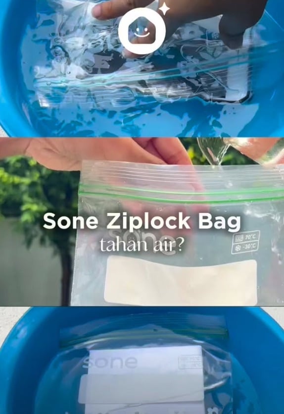 Sone Ziplock Bag tahan air